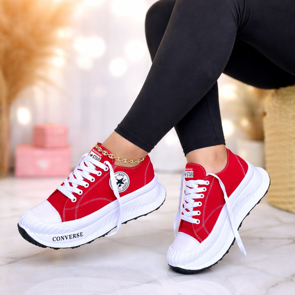 ¡TENIS DE PLATAFORMA – ESTILO MODERNO Y COMODIDAD EN CADA PASO!