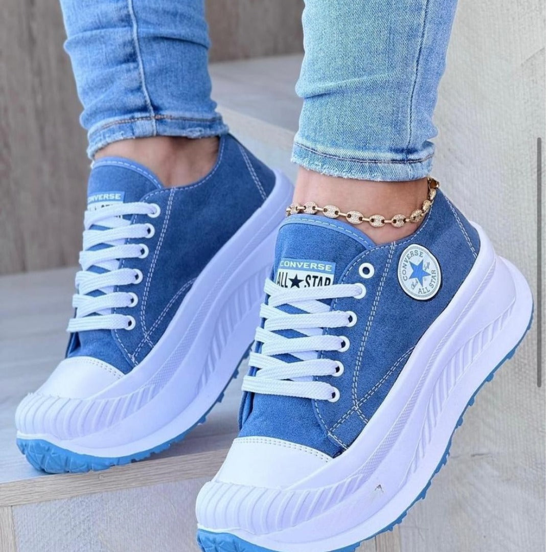 ¡TENIS DE PLATAFORMA – ESTILO MODERNO Y COMODIDAD EN CADA PASO!