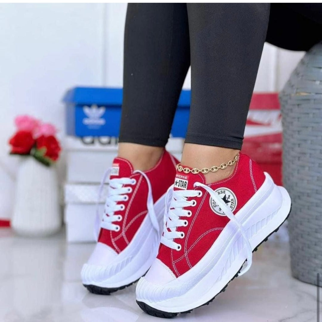 ¡TENIS DE PLATAFORMA – ESTILO MODERNO Y COMODIDAD EN CADA PASO!