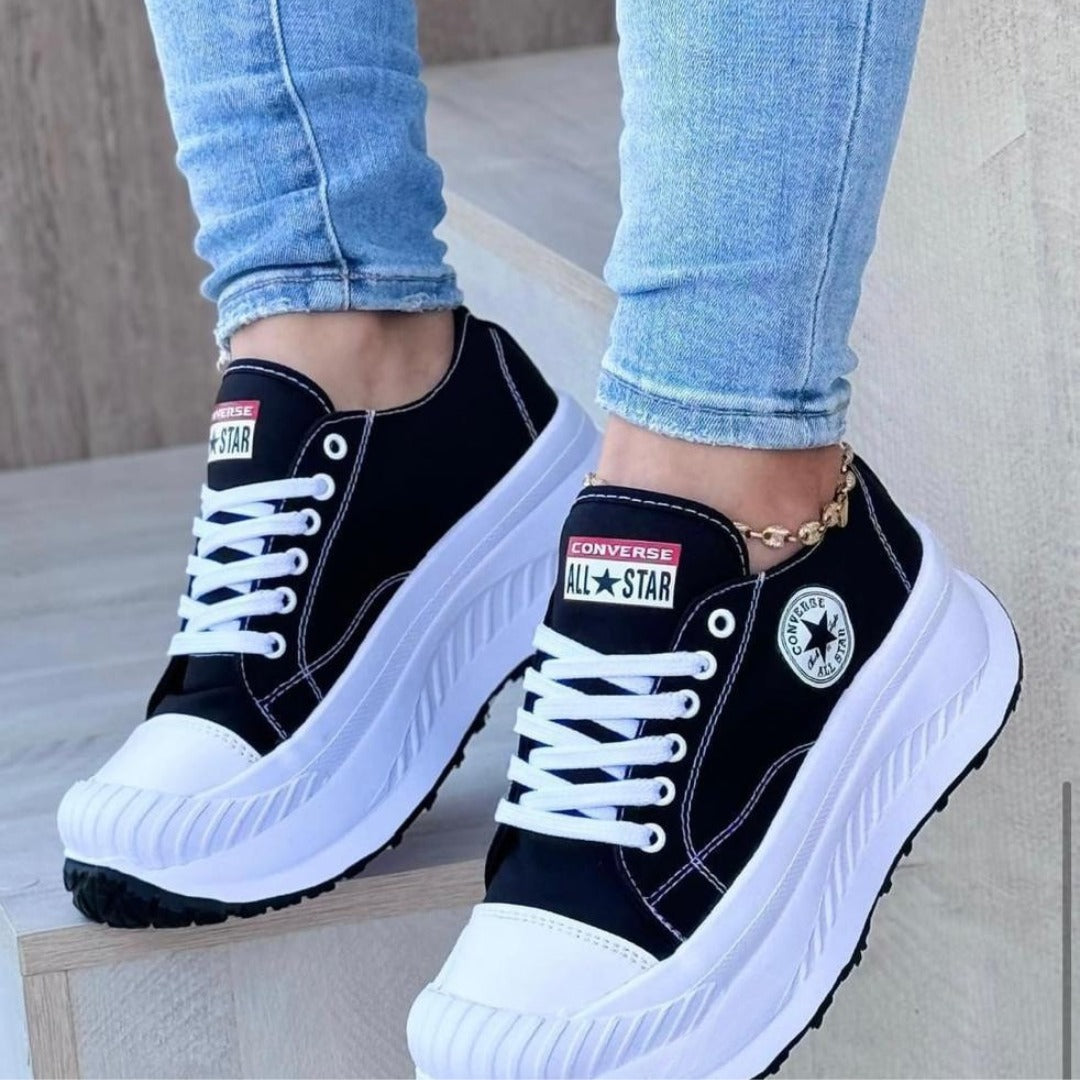 ¡TENIS DE PLATAFORMA – ESTILO MODERNO Y COMODIDAD EN CADA PASO!