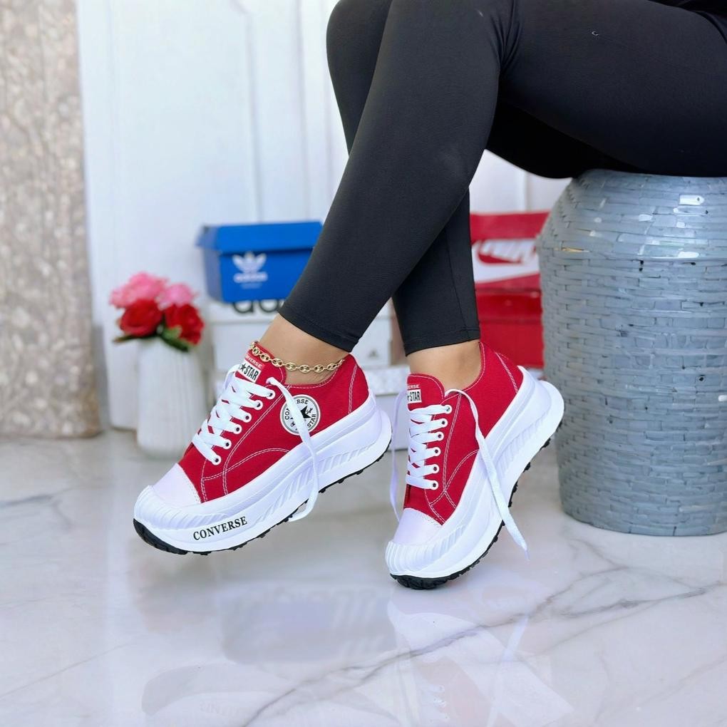 ¡TENIS DE PLATAFORMA – ESTILO MODERNO Y COMODIDAD EN CADA PASO!