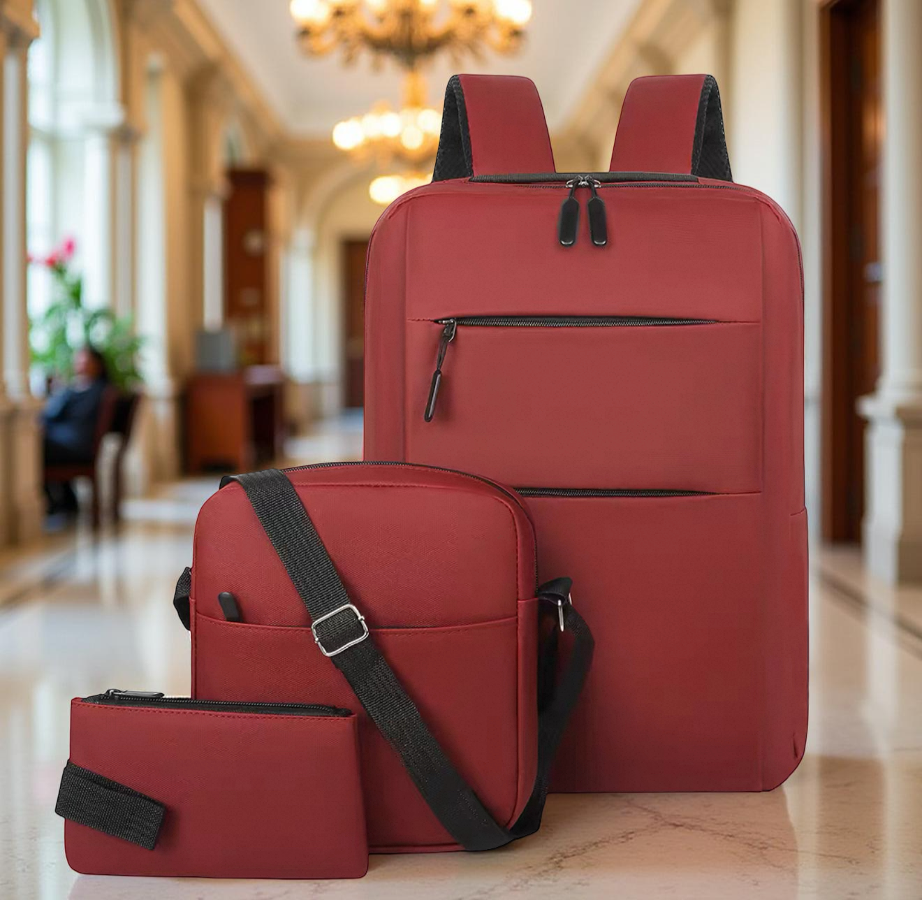ORGANÍZATE CON ESTILO: MOCHILA + BOLSO + CARTUCHERA