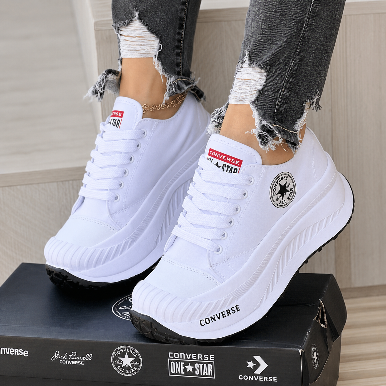 ¡TENIS DE PLATAFORMA – ESTILO MODERNO Y COMODIDAD EN CADA PASO!