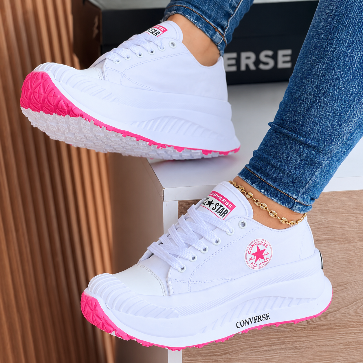 ¡TENIS DE PLATAFORMA – ESTILO MODERNO Y COMODIDAD EN CADA PASO!