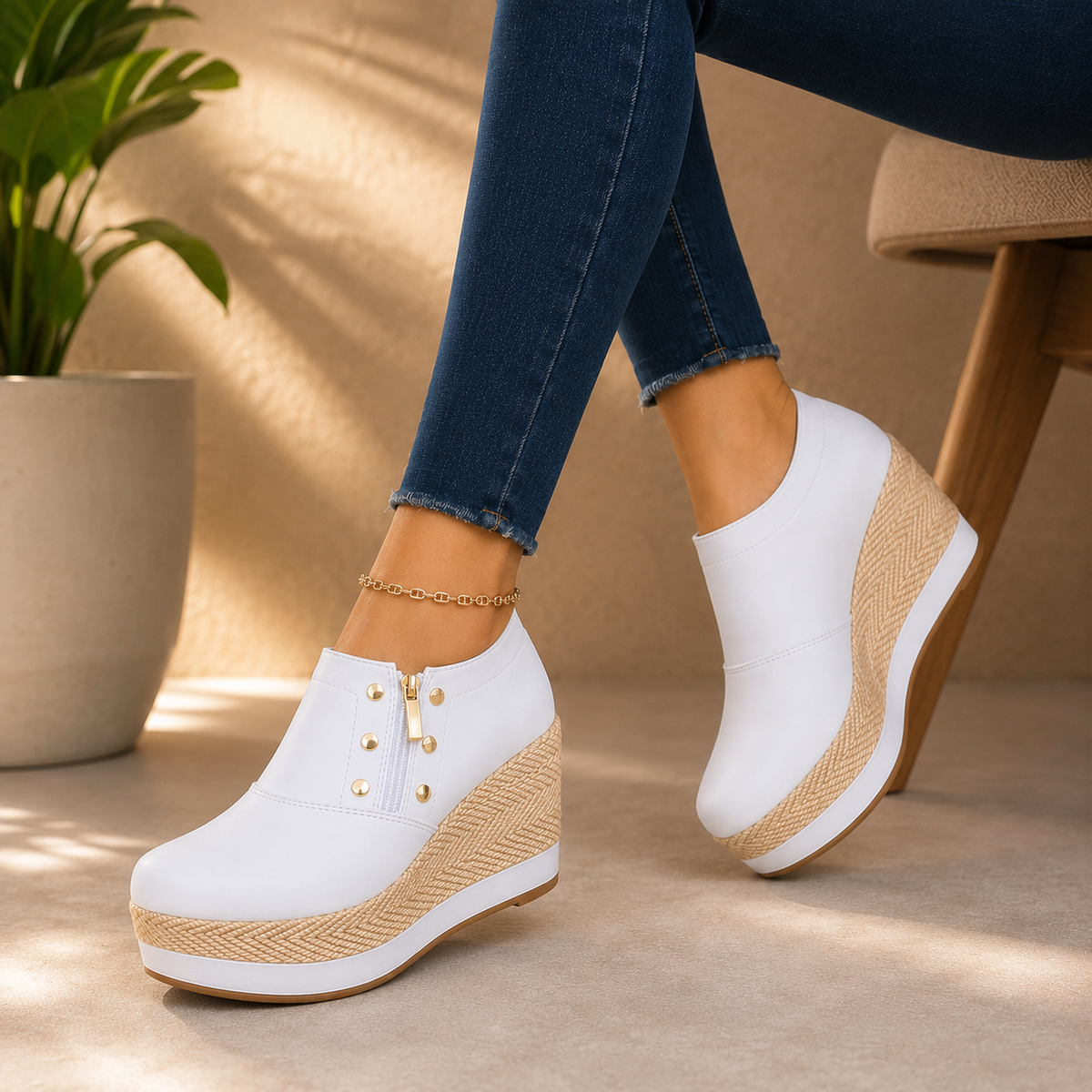 BOTINES SUELA ALTA, SIÉNTETE INCREÍBLE, CAMINA CON ELEGANCIA