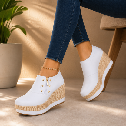 BOTINES SUELA ALTA, SIÉNTETE INCREÍBLE, CAMINA CON ELEGANCIA
