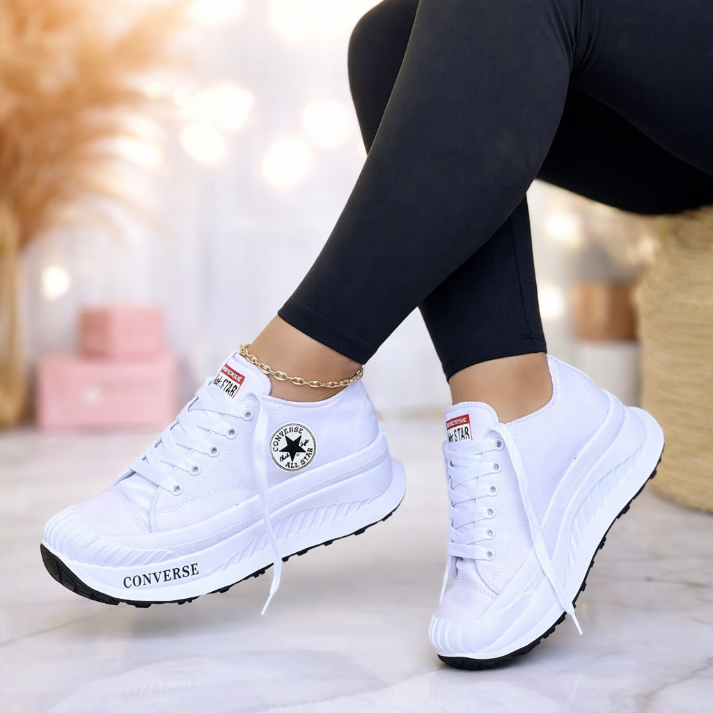 ¡TENIS DE PLATAFORMA – ESTILO MODERNO Y COMODIDAD EN CADA PASO!