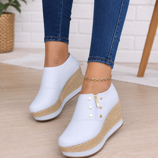 BOTINES SUELA ALTA, SIÉNTETE INCREÍBLE, CAMINA CON ELEGANCIA