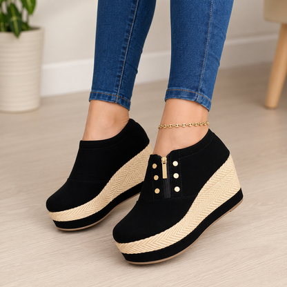 BOTINES SUELA ALTA, SIÉNTETE INCREÍBLE, CAMINA CON ELEGANCIA