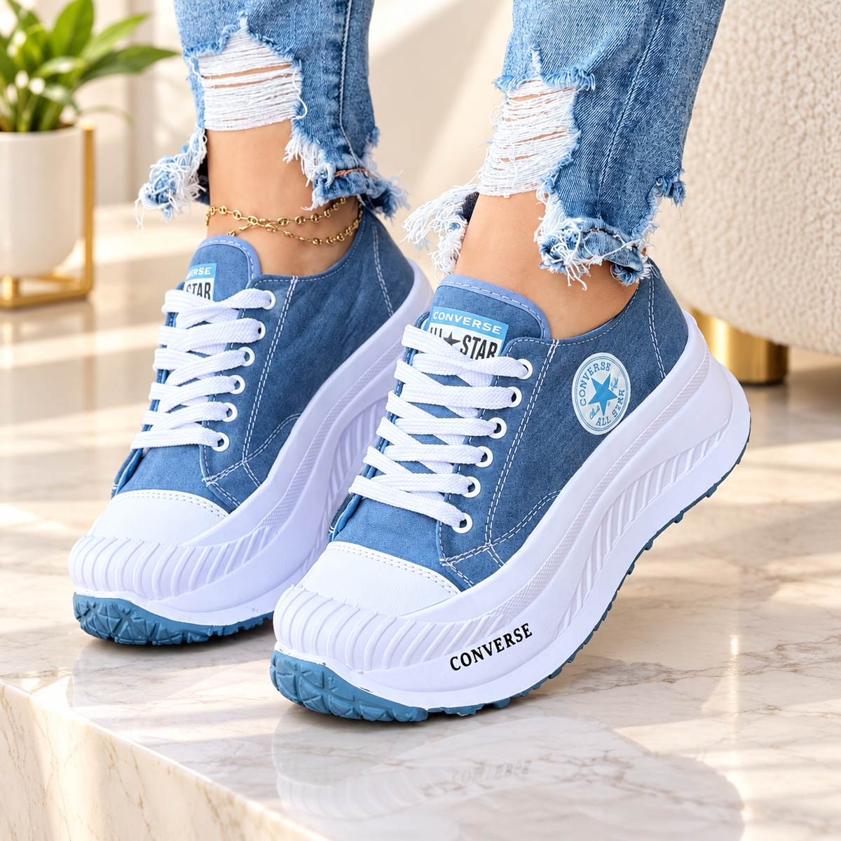 ¡TENIS DE PLATAFORMA – ESTILO MODERNO Y COMODIDAD EN CADA PASO!