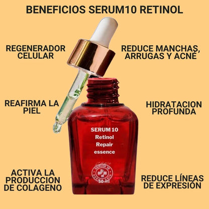 SERUM 10 RETINOL REPARADOR.