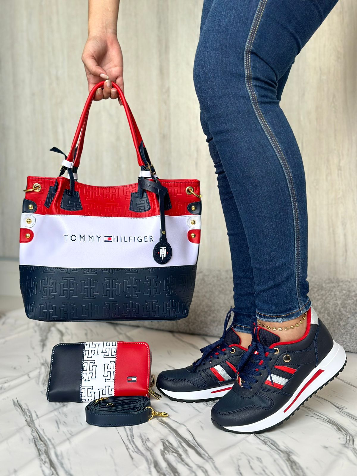 BOLSO + CALZADO + BILLETERA