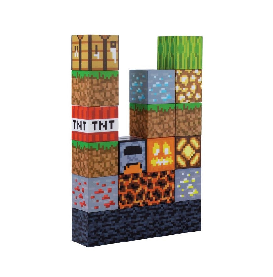 LAMPARA DE BLOQUES MINECRAFT