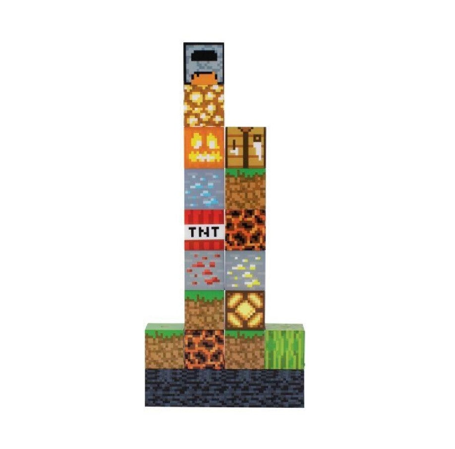 LAMPARA DE BLOQUES MINECRAFT