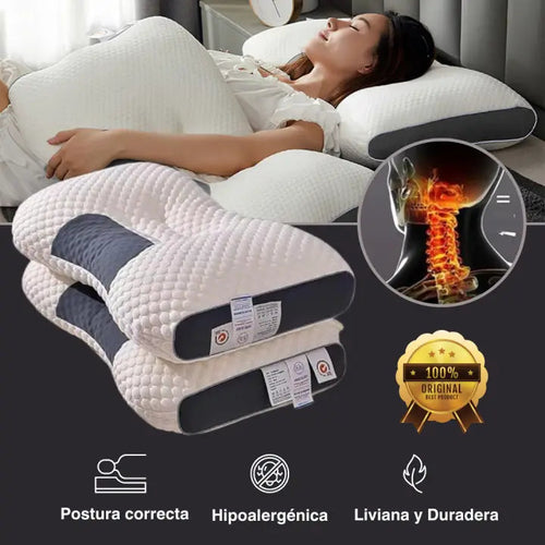 Almohada 3d De Algodón Ideal Para Masaje