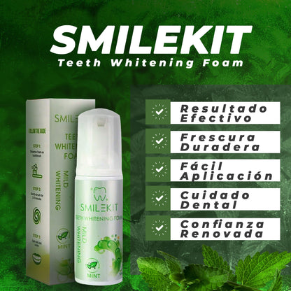 Smilekit espuma blanqueadora dental