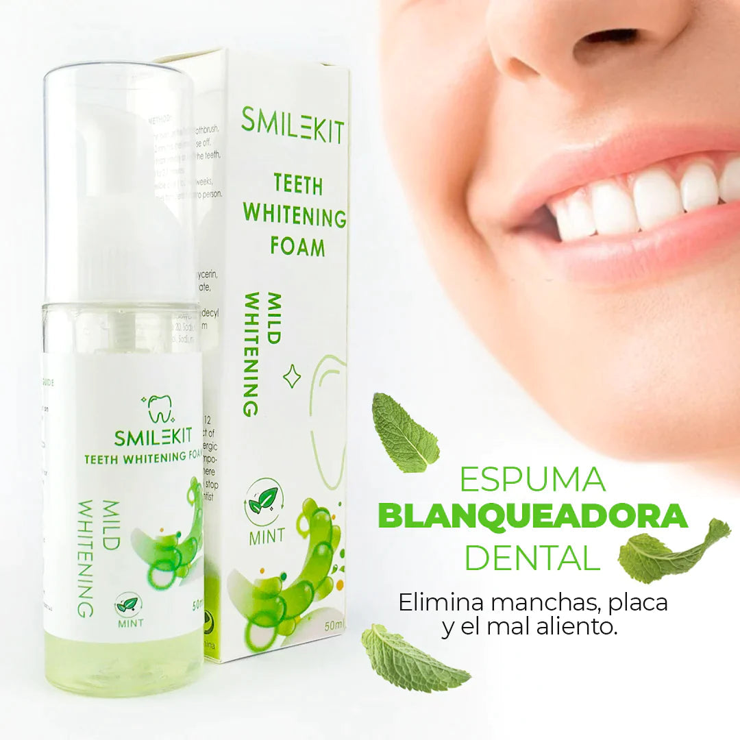 Smilekit espuma blanqueadora dental