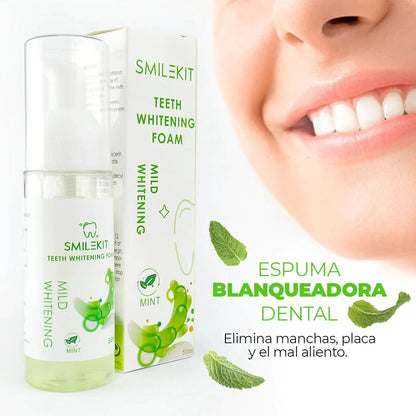 Smilekit espuma blanqueadora dental