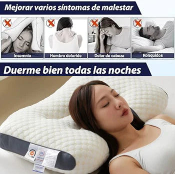 Almohada 3d De Algodón Ideal Para Masaje