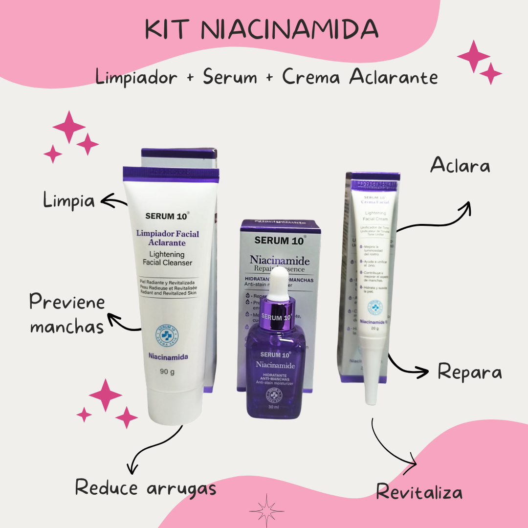 KIT ACLARANTE NIACINAMIDA