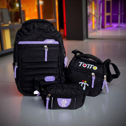 🎒 COMBO ESCOLAR 3 EN 1 – RESISTENCIA, COMODIDAD Y ESTILO PARA TODO EL AÑO