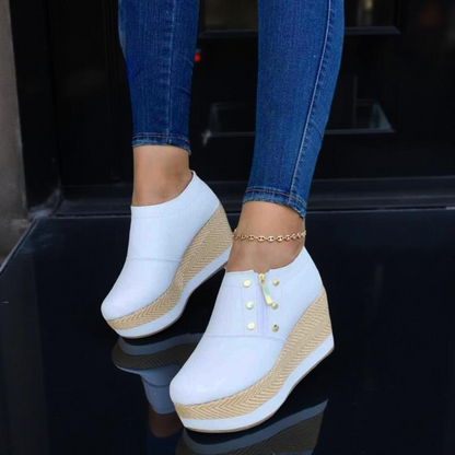 Botines  Suela Alta, Siéntete Increíble, Camina Con Elegancia