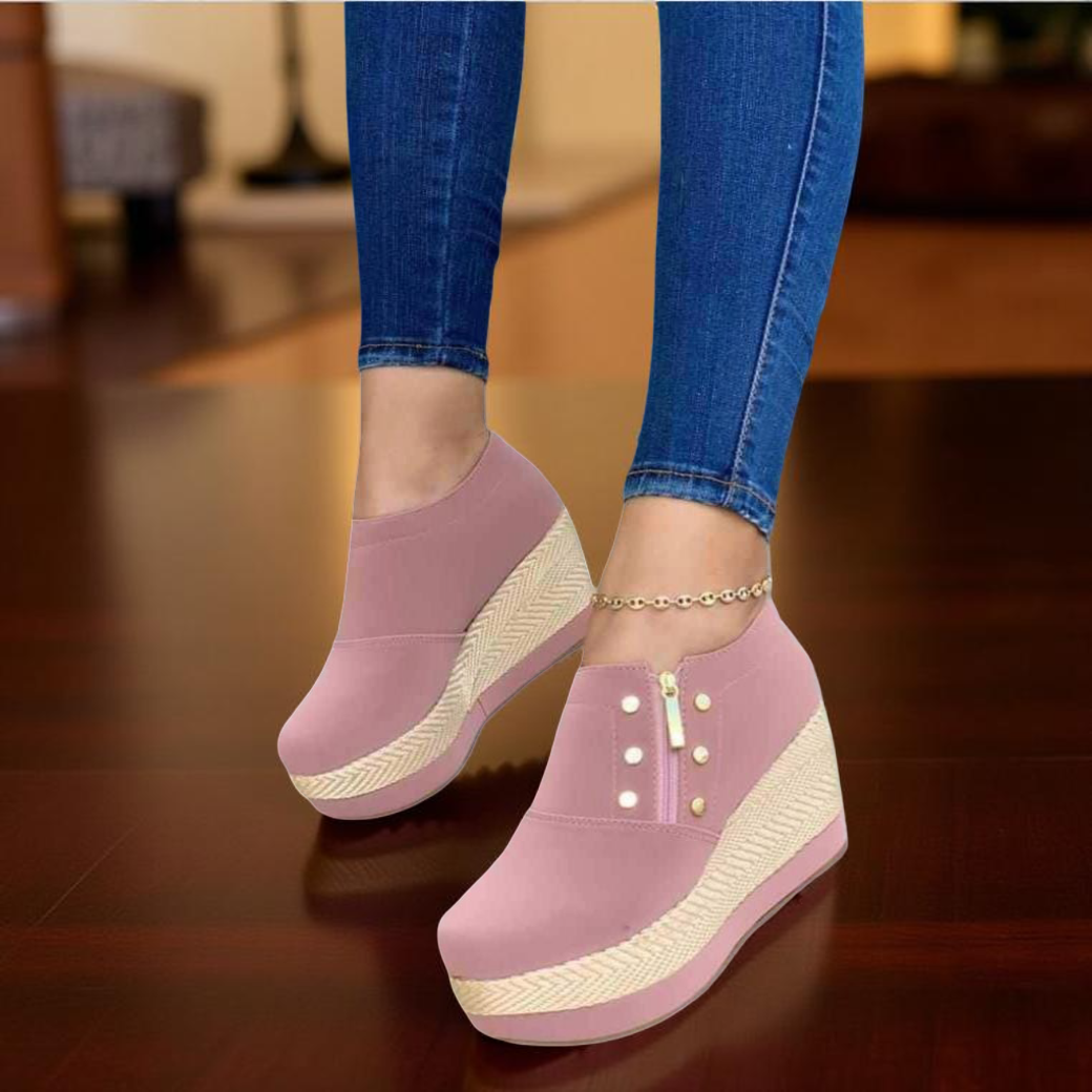 Botines  Suela Alta, Siéntete Increíble, Camina Con Elegancia