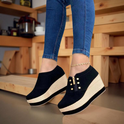 Botines  Suela Alta, Siéntete Increíble, Camina Con Elegancia