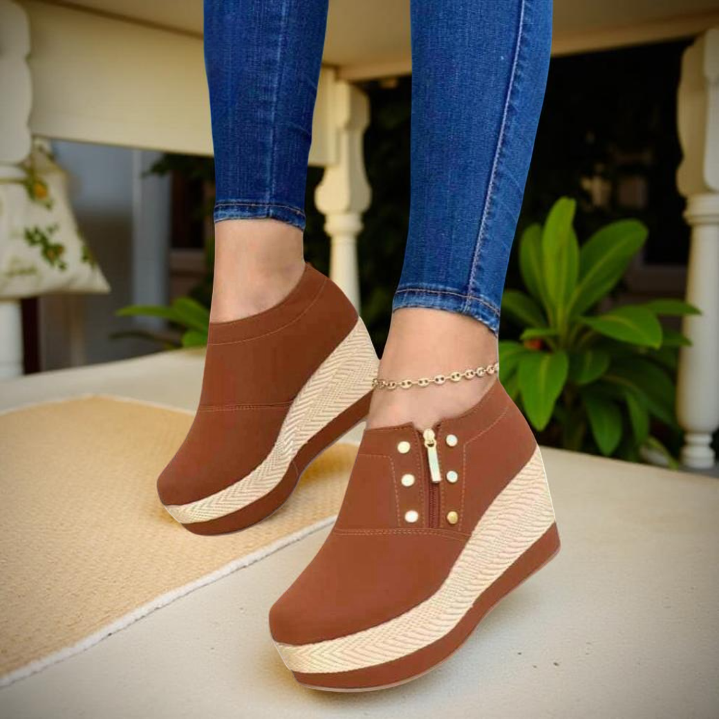 Botines  Suela Alta, Siéntete Increíble, Camina Con Elegancia