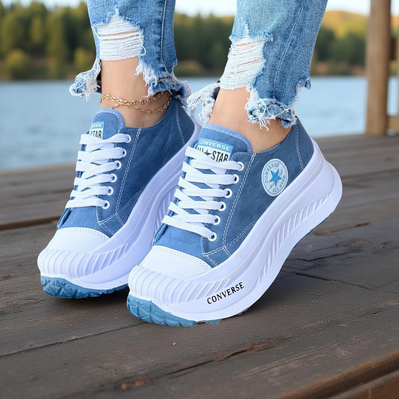 ¡TENIS DE PLATAFORMA – ESTILO MODERNO Y COMODIDAD EN CADA PASO!